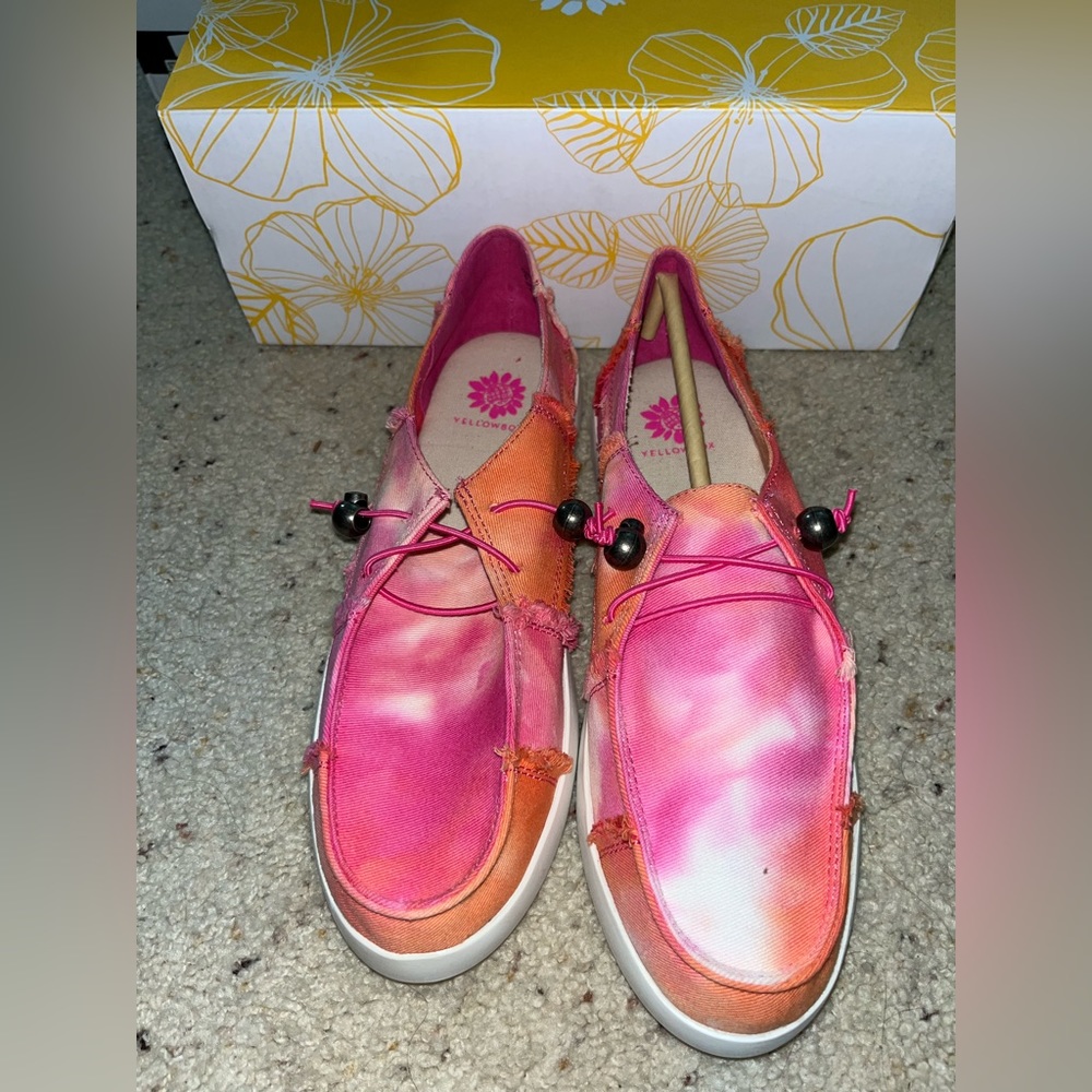 Nib Yellowbox Olsen Slip In Size 8 Multi Pink - image 1